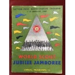 1957 World Scout Jamboree Sutton Park, Warwickshire, Jubilee Official Programme