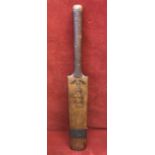 Cricket bat, Summers Brown & Sons XXXX J B Hobbs Autograph bat Force (G. Gowlett)