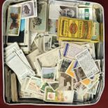 Cigarette Cards Assorted mixed estate clear out lot. An untidy lot for sorting! (100s)