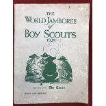 Scouting 1929 World Jamboree of Boy Scouts Programme. Fine rare and early, some edge page