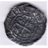 Hammered Stephen 'Watford' type Penny, Cross Moline irregular issue, Norwich Mint, Heremer On No (