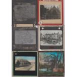 Glass Magic Lantern Plates (12) - History Architecture and Stately Homes including Canterbury