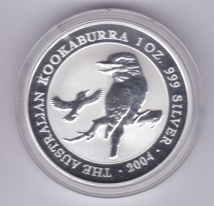 Australia 2004 Silver dollar KM 683 kookaburras