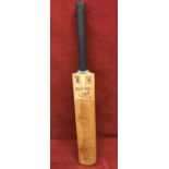 Cricket bat, Duncan Fearnley Len Coldwell autograph bat signed by Worcester, India, Pakistan,