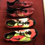2 Pairs of Nike Running Spikes, Size 13 good condition