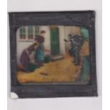 Glass Magic Lantern Slide (1) - Pears Soap 'Good Morning! Have you used Pears Soap?' coloured plate.