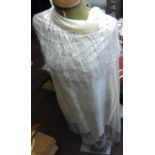 Ladies 1920/30s Cream Silk Shawl, a lovely shawl with frayed silk edging. In immaculate condition.
