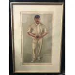 Vanity Fair Spy Lithograph of George Hirst #1179 Cricket 1903 original print Men of the Day No. 889.