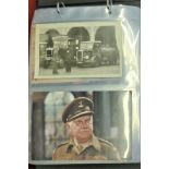 WWII A 'Dads Army' Collection in an album in plastics, also several WWII leaflets and