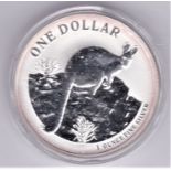 Australia 2010 Silver dollar Kangaroo