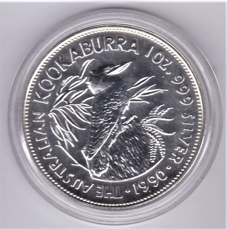 Australia 1990 Silver proof kookaburra