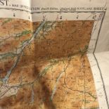 British Military Map of Glasgow and the Middle West War Office Edition Fourth Edition produced by