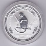 Australia 2004 Silver dollar rev year of the monkey, KM 674