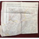 British Military Map of Wensleydale War Office Edition produced by Ordnance Survey for the