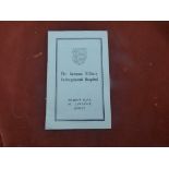 The German Military Underground Hospital, Meadow Bank St. Lawrence Jersey Pamphlet. Printed