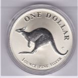 Australia 1998 silver proof dollar kangaroo