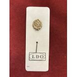 German WW2 Driver Proficiency Badge miniature stickpin in original LDO (Leistungsgemeinschaft