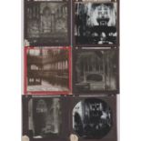 Glass Magic Lantern Slides (8) - Views of Exeter Cathedral produced in 1890, some have been