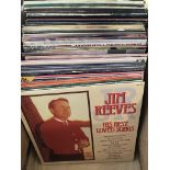 Box of 60 Vinyl LP records. All country music, mostly female vocal. Quality VG to VG+. Artists