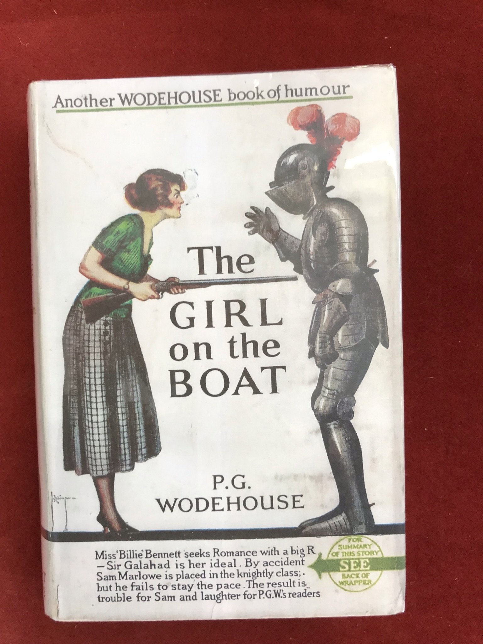 The Girl on the Boat 8th Printing with dustjacket