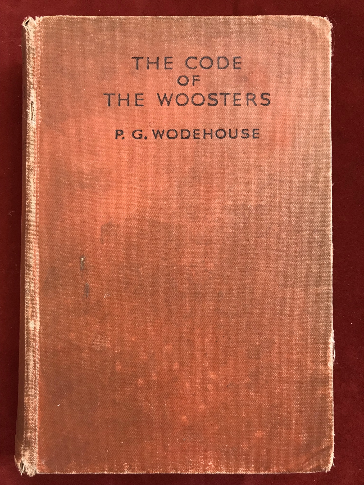 The Code of the Wooster's (no date page/index) no d/j