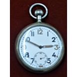 British WWII Pocket Watch, G.S.T.P. 267829 (G.S.T.P. stands for General Service Trade Pattern) as