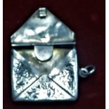 A small Silver Stamp Envelope, Hallmarked, Pendant. Quite scarce