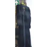 Ladies 1910/20's Black Velvet evening Cloak/Coat dress. This stunning cloak or coat was