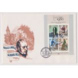 Great Britain FDC's 1979 (24 Oct) Rowland Hill Official FDC Min Sheet, Bruce Castle with H/S, BFDC 5