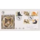 Great Britain 1995 (17 Jan) Cats on Official Cats Protection League Cover, and h/s Birmingham