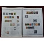 German States Bavaria 1849-1914 collection of used on three pages. Cat £1,500++