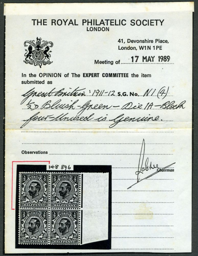 Stamps Worldwide & Postal History 2 day Auction incl Specialised GB KGV Mint, Commonwealth incl Error Collections etc.