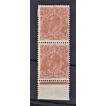 Australia 1930 5d Brown, SG103a, pair u/m, m/m