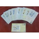 Great Britain RAF Covers - JSF set (1-25)
