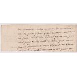 Spain - 1788 - 1808 Charles IV Bill of exchange payment receipt, early and scarce.