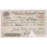 Wisbech & Lincolnshire Bank 1894 £10, signed Geoffrey Buxton, for Gurney, Birbeck, Barclay &