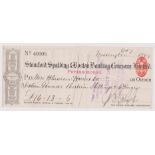 Stamford, Spalding & Boston Banking Co Ltd, Peterborough, used order RO 21.7.97-black on white