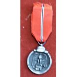 German WWII OstFront Medal (Eastern Medal, German: Ostmedaille), officially issued for the Winter