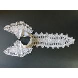 Victorian Lace Front Insert & Collar, 100% Cotton