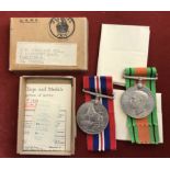 British WWII RAF Medal Pair to Sgt. F.F. Williams, Service No. 1824198. Includes a 1939-45 Medal and
