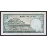 Jersey 1963 £1, "H", J. Clennett, EF