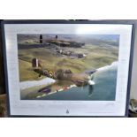 Battle of Britain Memorial Flight over Beachy Head, this famous photograph of the Battle of