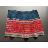 Hmong Chinese Embroidered Skirt Panel, 1 meter length