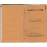 London's River 'A small guide for Waterbus travellers' published for Messrs R.G. Odell Ltd, with a