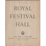 1951 Royal Festival Hall Souvenir Programme - Ceremonial Opening and Inaugural Concerts 3 May - 9