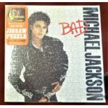 Jigsaw Puzzle Michael Jackson 'Bad' album puzzle 250 piece Jigsaw by Jigstars with box.