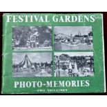1951 Festival of Britain - Festival Gardens Photo-Memories, a booklet priced 2/-, photos by J.F.
