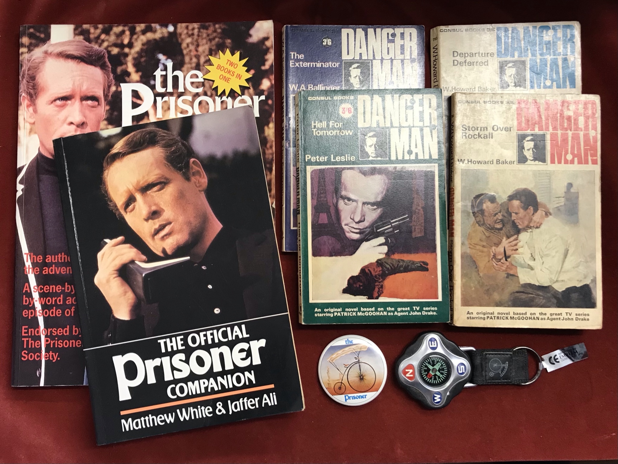 Large quantity of The Prisoner collectables starring Patrick McGoohan series filmed at Portmeirion