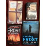 R.D. Wingfield Books x4 including Detective Jack Frost in Frost at Midnight, A Touch of Frost (ex