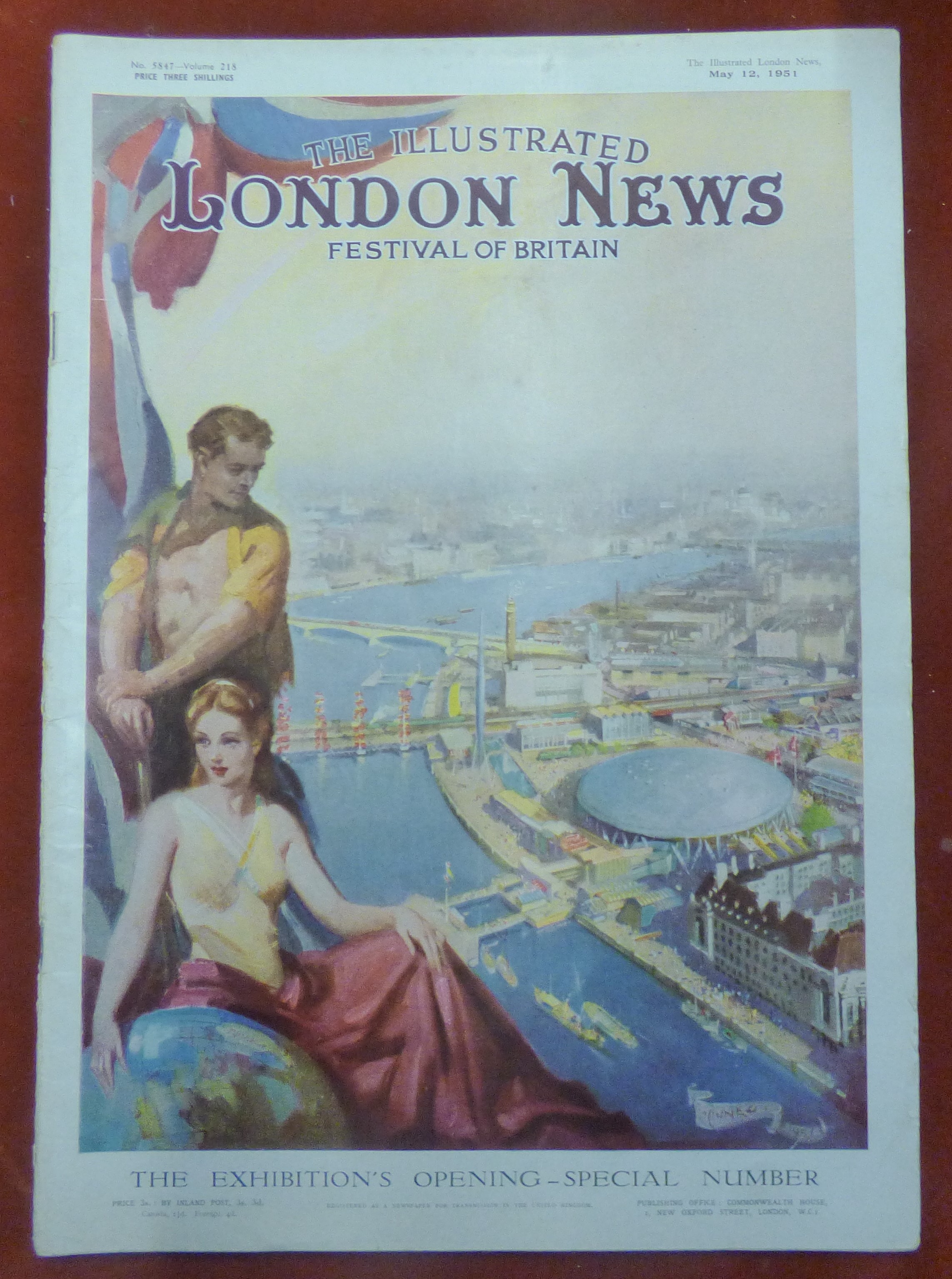 1951 Festival of Britain - London Illustrated News, The Exhibition's opening - Special Number, May